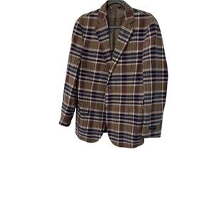 NEW BROOKS BROTHERS CLASSIC MENS PLAID COTTON BLAZER 40R $648